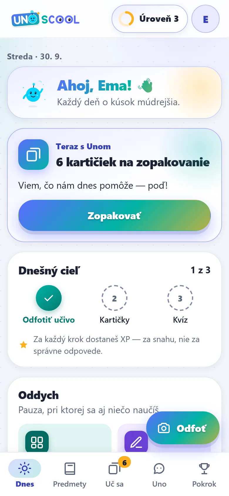 Nástenka: Uno navrhne, čo dnes
