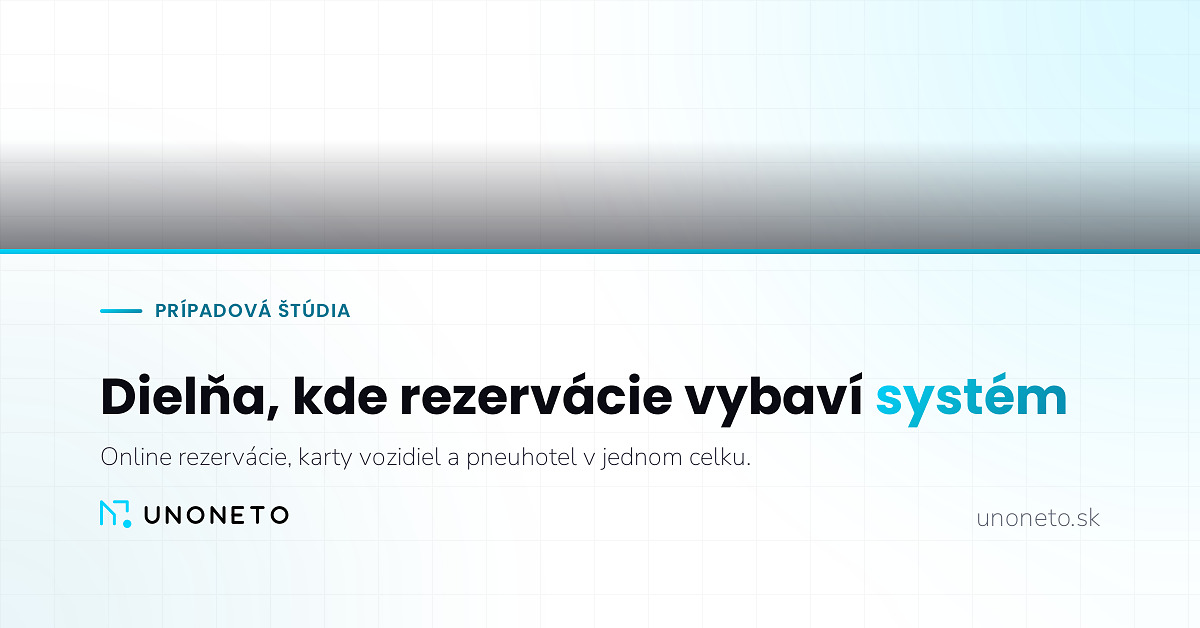 Autoservis, ktorý prijíma rezervácie aj o desiatej večer
