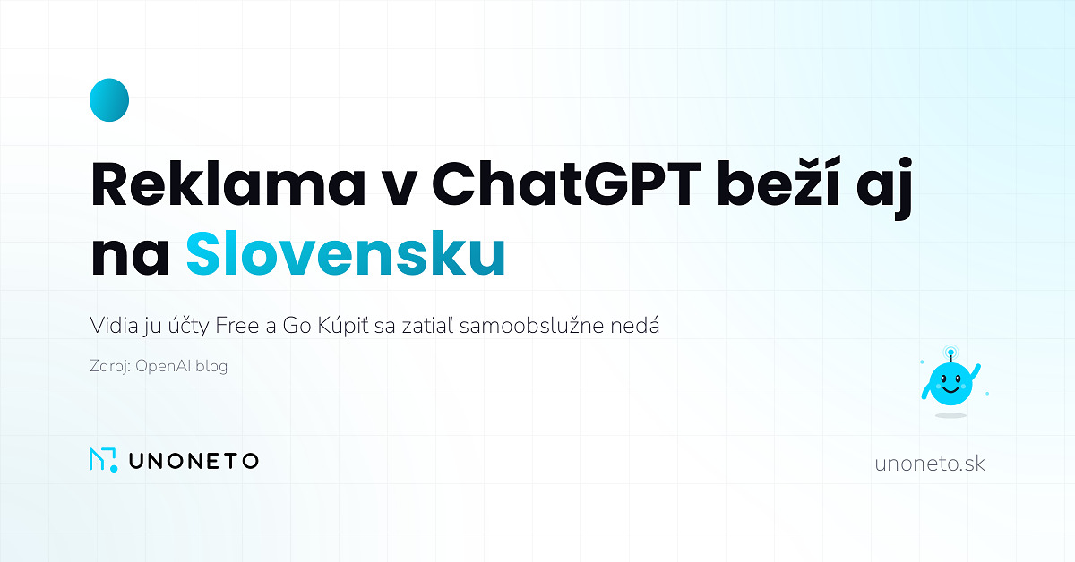 Reklama v ChatGPT beží aj na Slovensku. Čo to mení pre firmy