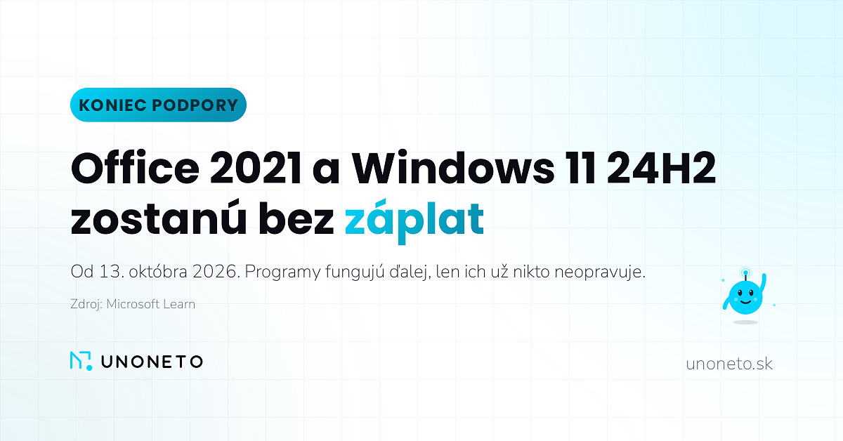 13. októbra končí podpora Office 2021 a Windows 11 24H2