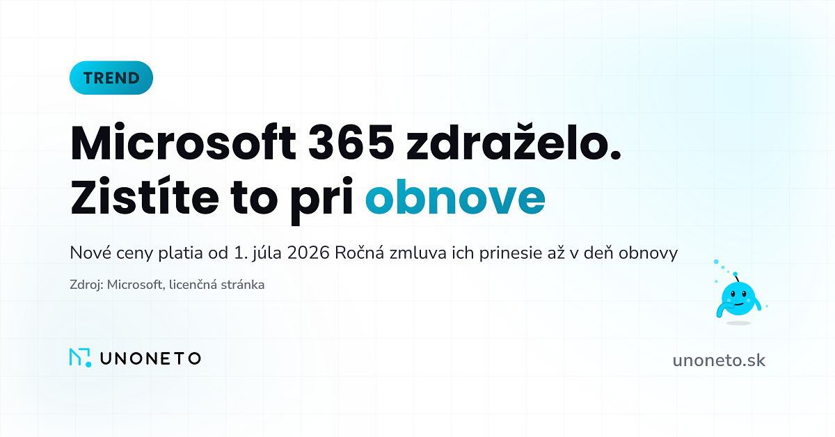 Microsoft 365 zdraželo. Dozviete sa to až z faktúry
